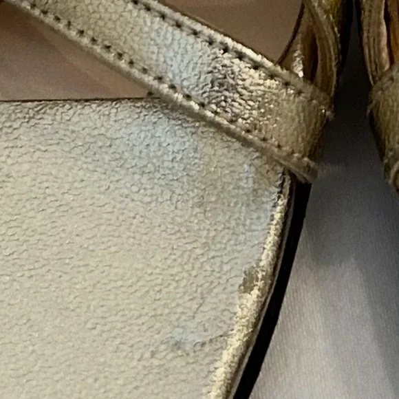 L.K. Bennett Gold Strappy Feria Heels Size‎ EU 37 - Picture 11 of 14